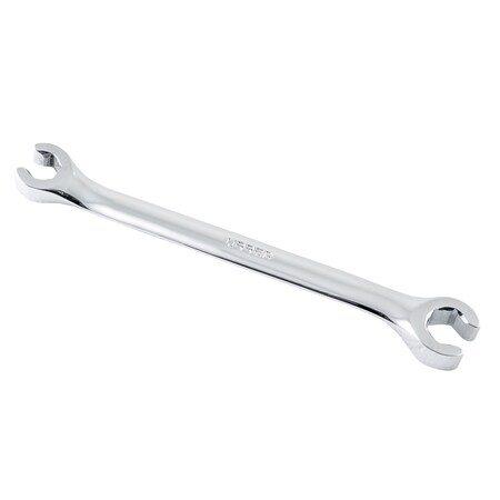 Urrea Full polished flare nut wrench, 15 Mm X 17 Mm opening size. 3715M